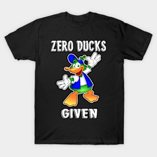 Zero ducks given funny shirt for introverts, extroverts T-Shirt